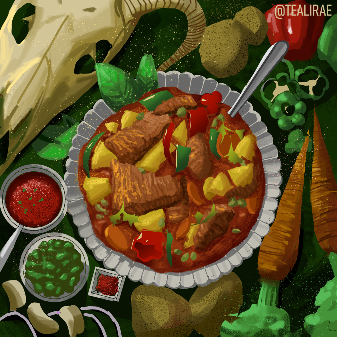 Kaldereta painting